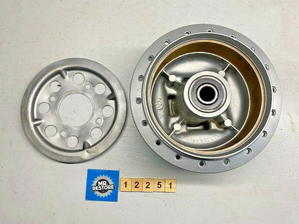 Honda CB200 Rear Wheel Hub Assy - Vapour Blasted