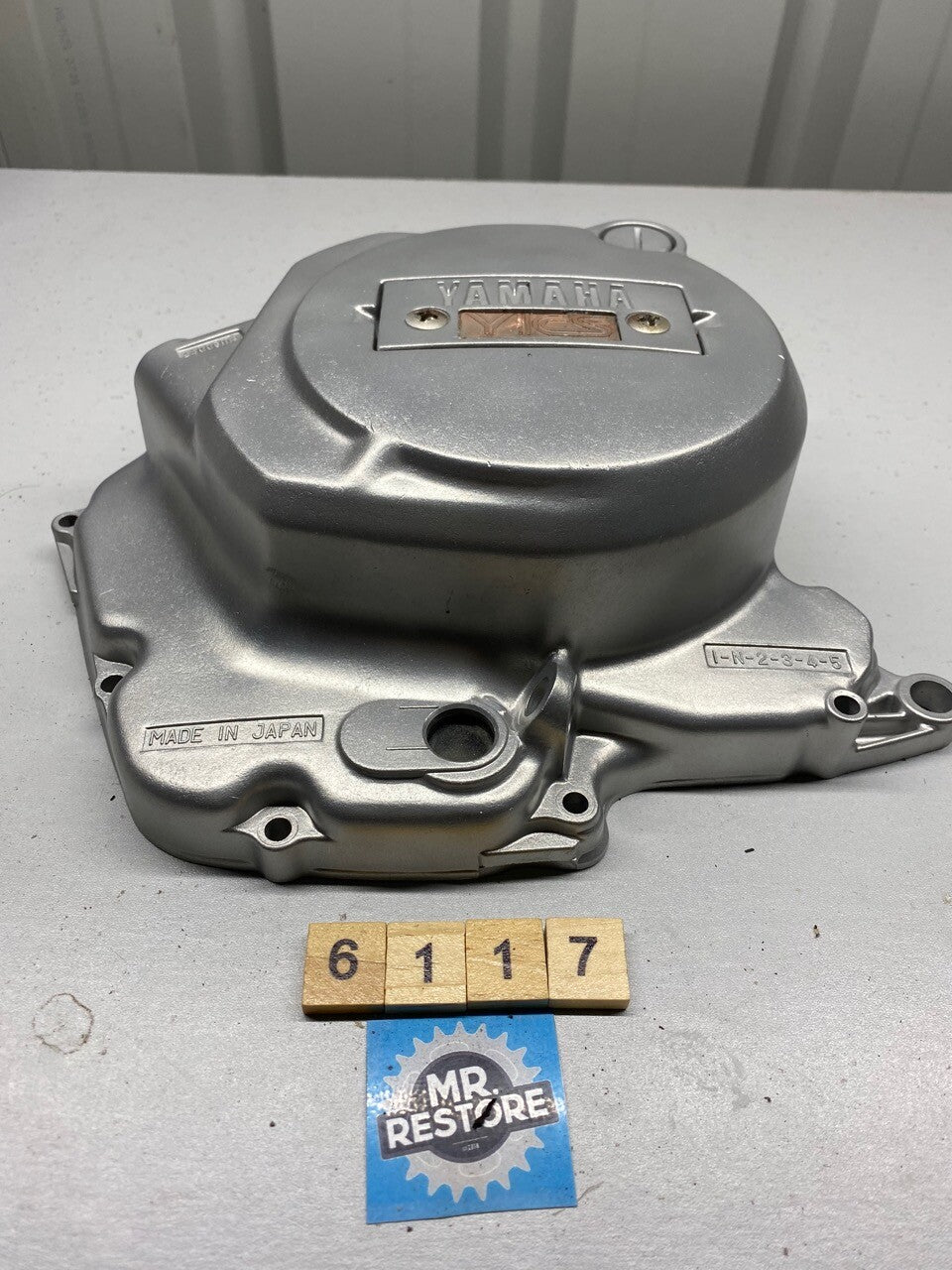 Yamaha XZ 500 Side Cover - Vapour Blasted