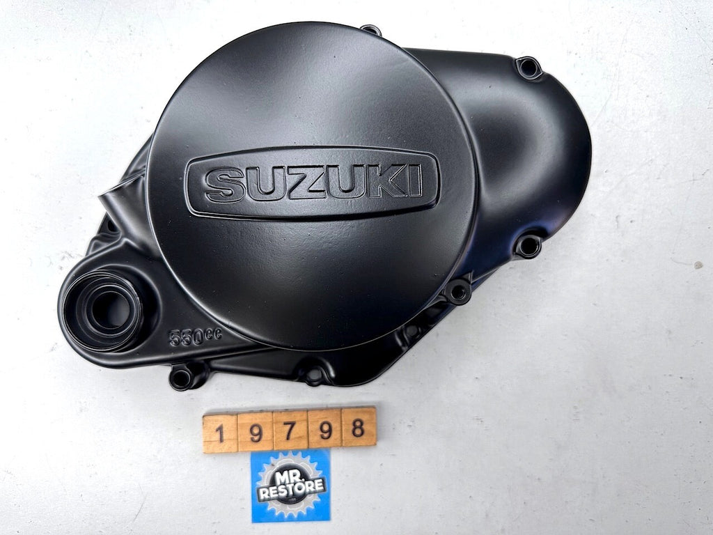 Suzuki TS185 Engine Crankcase Cover - Vapour Blasted & Repainted