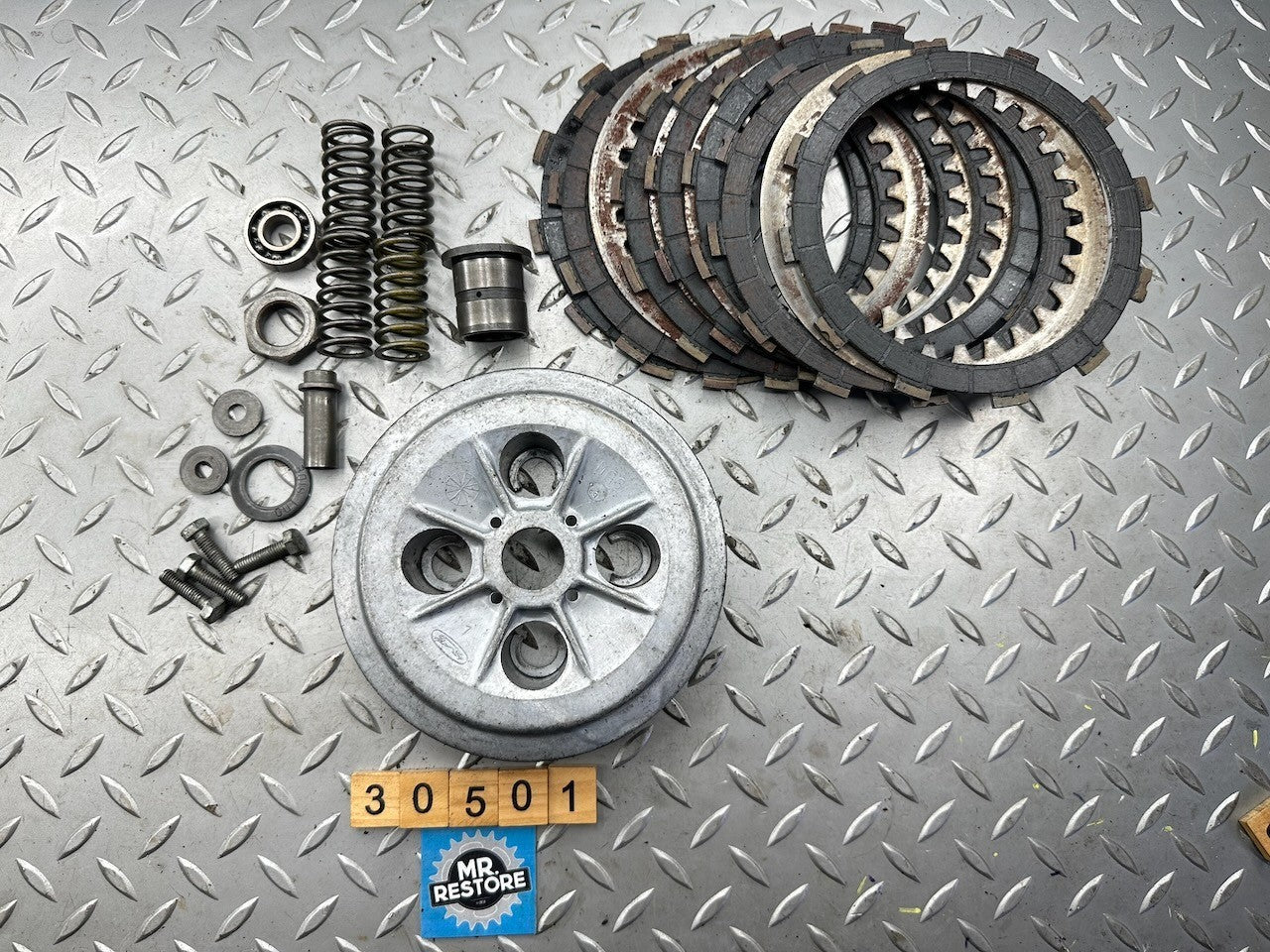Honda XR600 RS XR500 XL600 Clutch Pressure Plate / Springs / Plates etc.