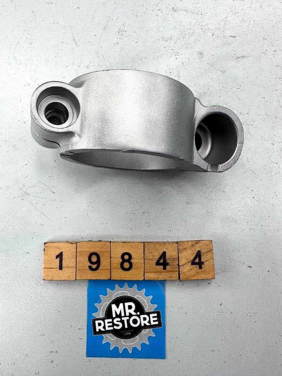 Kawasaki ZX400 ZXR400R ZX250 ZXR250R Handlebar Holder - Vapour Blasted
