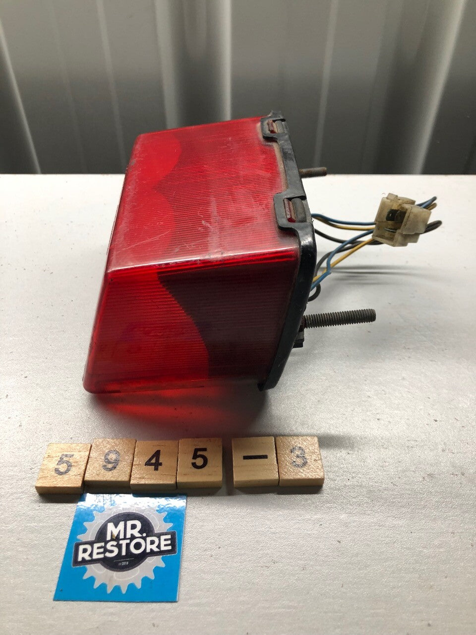 Yamaha FZR600 FZR1000 etc Rear Tail Light & Loom Original Stanley Lens 47X-84710