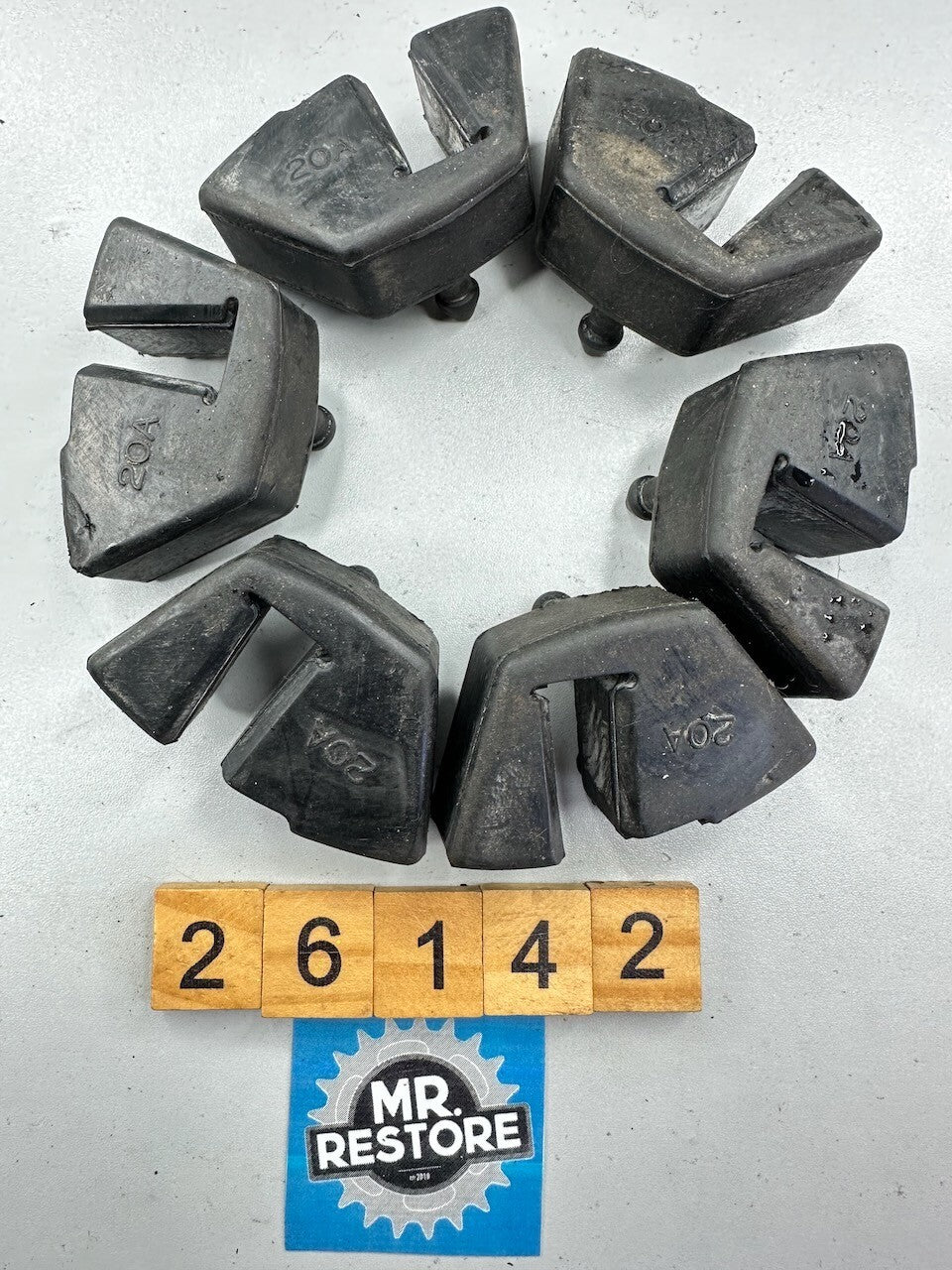 Suzuki RG500 RG400 GS500 OEM Cush Drive Rubber Damper Set of 6 - 64651-20A00