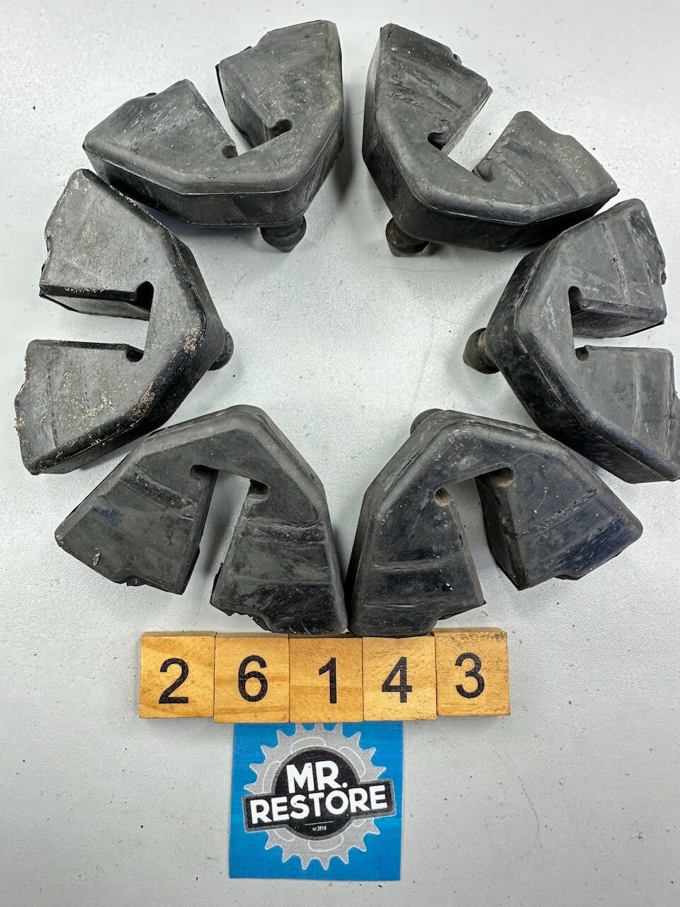 Suzuki RG250 GSX 550 400 250 GS 550 450 GN400 OEM Cush Drive Rubber Damper (x6)