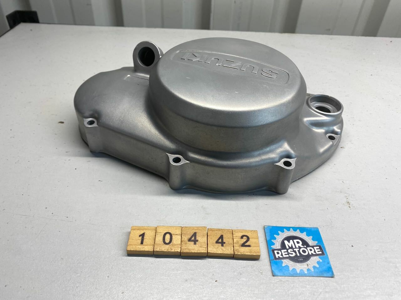 Suzuki TC185 Crankcase Clutch Cover - Vapour Blasted