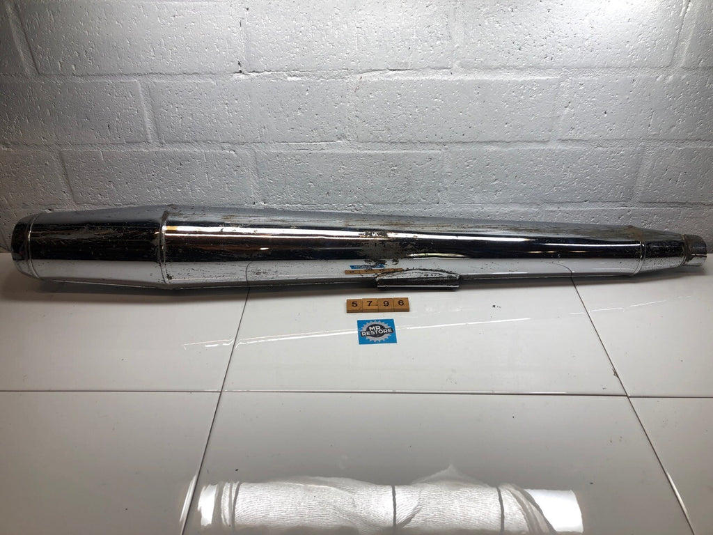 Triumph 1970's T140 Silencer Muffler Exhaust Pipe