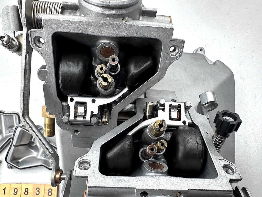 Honda VT250 Pair of Carburettors Carbs - Vapour Blasted