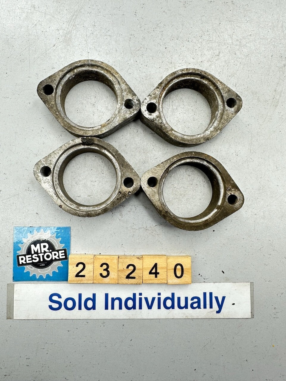 Kawasaki Z1100 Z750 ZX600 ZX550 ZX500 ZX400 EX250 Alloy Exhaust Ring Nut Flange