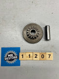 Suzuki GSX250F Across GSX400R Starter Gear & Pin 12611-38400 09206-13007