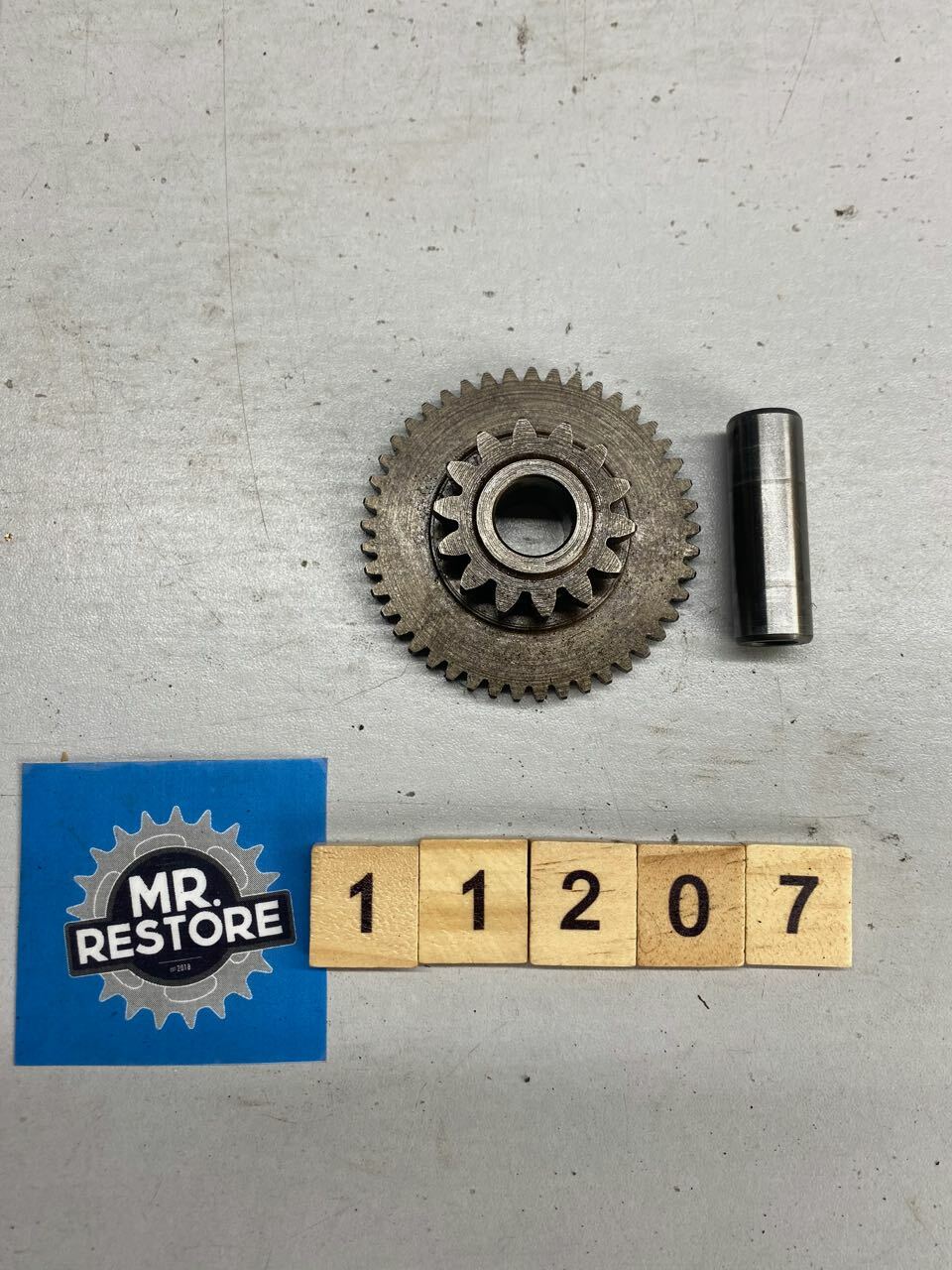 Suzuki GSX250F Across GSX400R Starter Gear & Pin 12611-38400 09206-13007