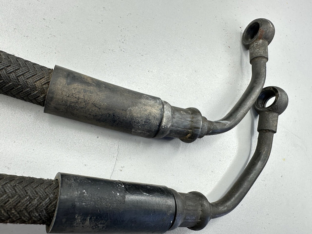 Suzuki GSX1100 GS1150 Pair of Oil Cooler Hose Line Pipes 16460-00A00 16470-00A00