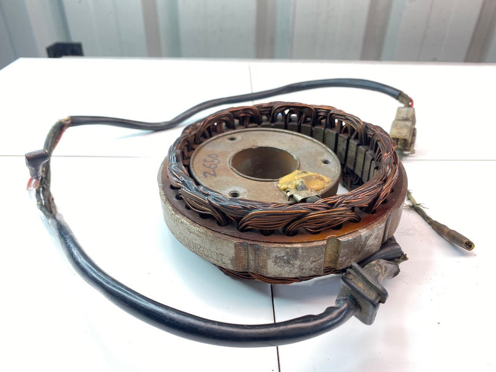Kawasaki Z650 1977 Field Coil & Stator Yoke Assy 21077-005 & 21076-024