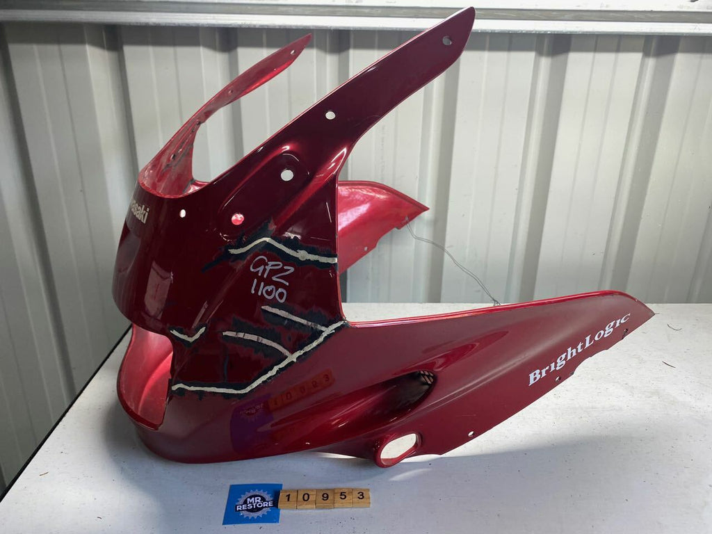 Kawasaki GPZ1100 Front Nose Cone Headlight Surround Fairing OEM 55028-1334