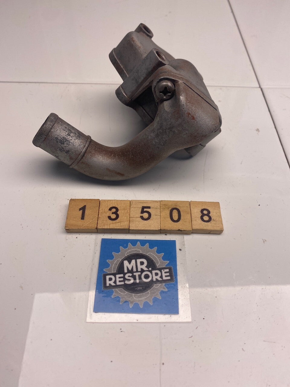 Suzuki RM125 Early 80's Water Pump Cover & Water Pipe