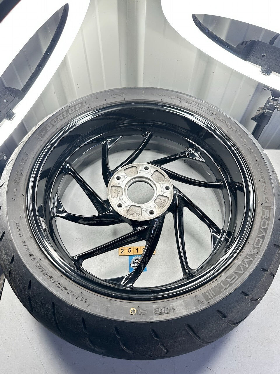 BMW K1300R Rear Wheel with Tyre Pressure Sensor 8528658 6.00 x 17