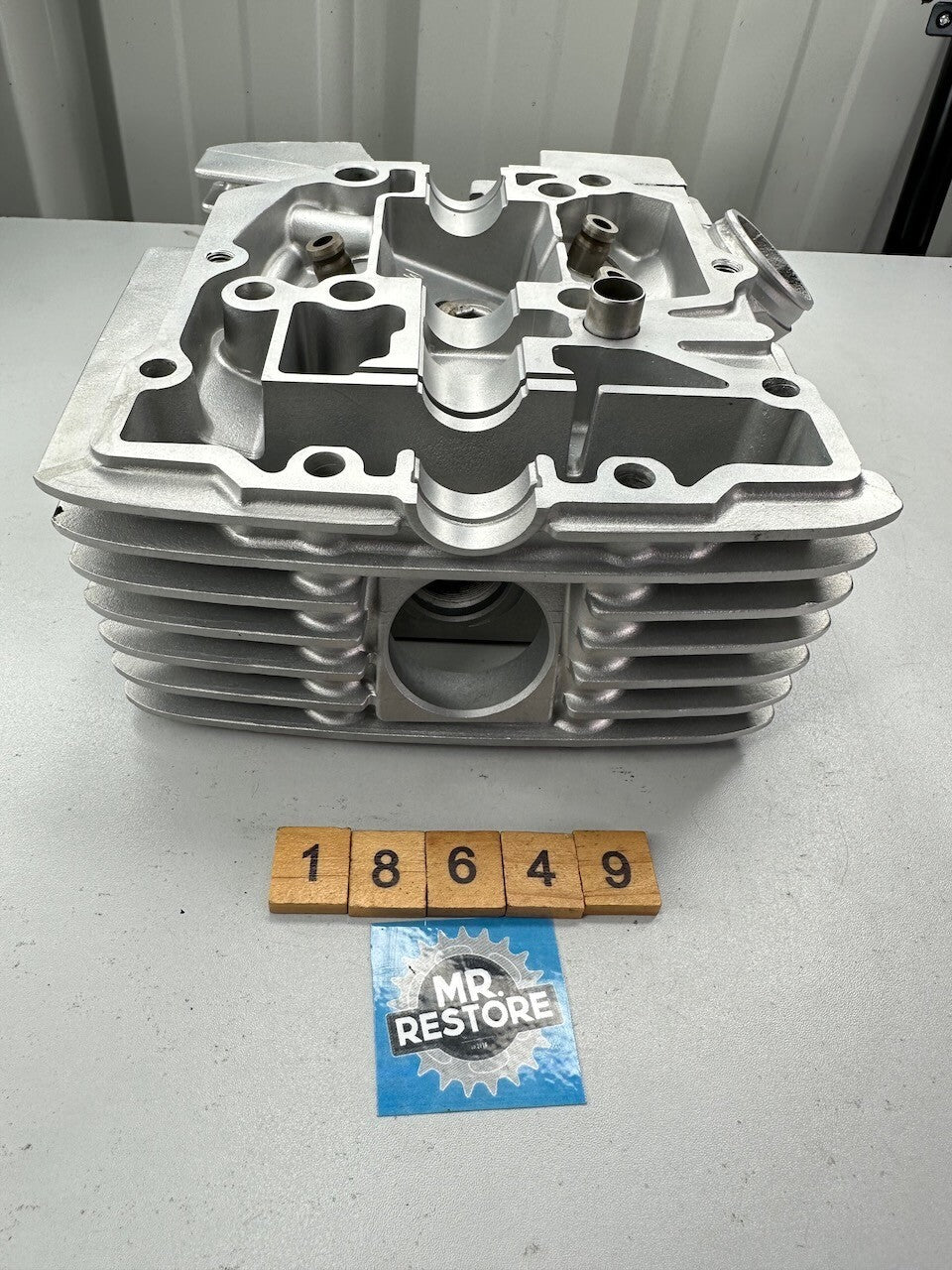 Honda XLV750R Cylinder Head MG7 1 - Vapour Blasted