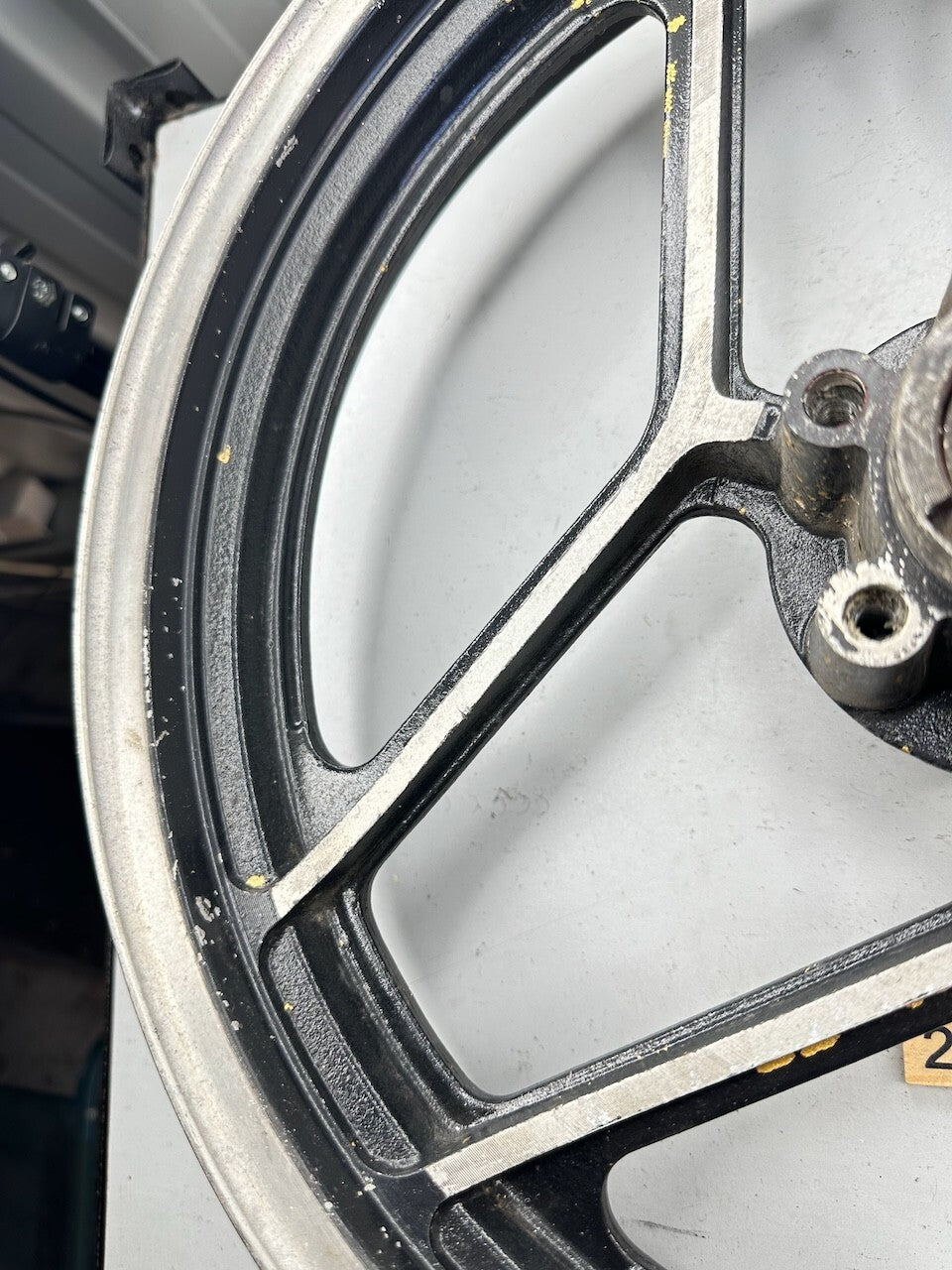 Suzuki Vintage Front Alloy Wheel (GS ? GSX? GSXR ?) 16x2.50 (Dated March 1984)
