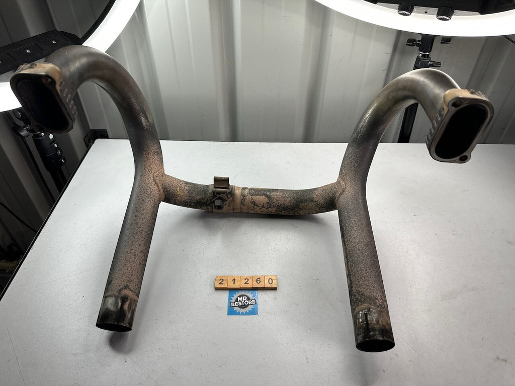 BMW R1150GS Exhaust Headers & Clamp 18111342953 18111342954