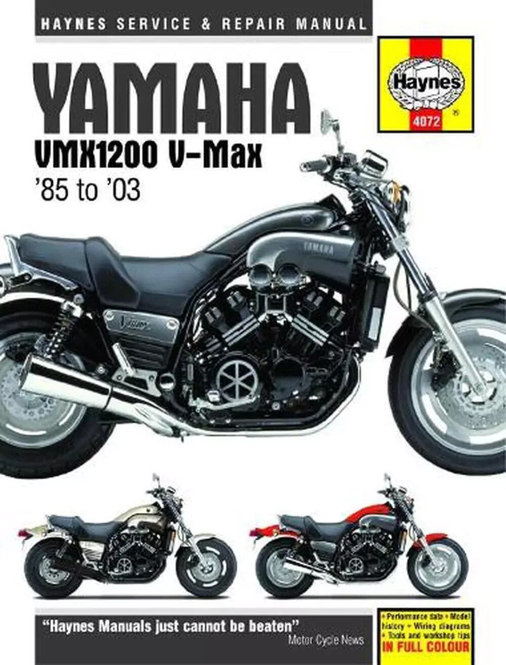 Yamaha V-Max (85 - 03) Haynes Repair Manual by Haynes Publishing (English) Paper