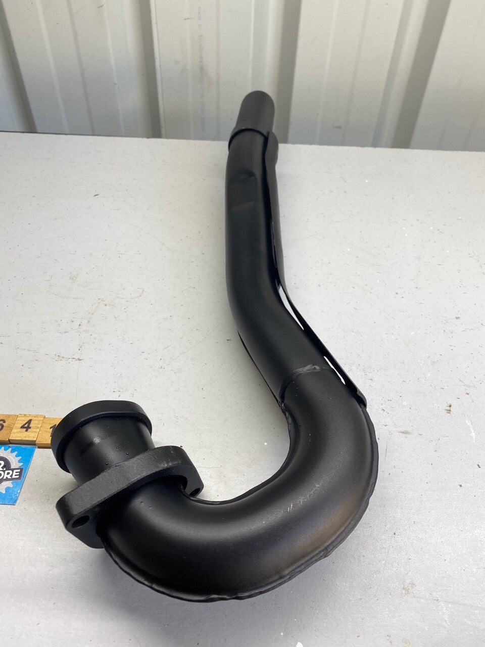 Kawasaki KL600 R Exhaust Header & Guard - Stainless Steel OEM - KHI EC17-Painted