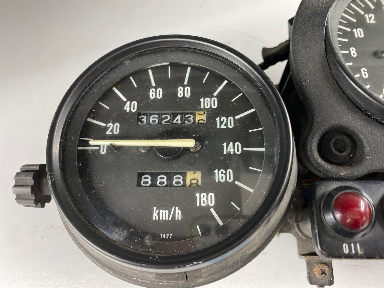 Kawasaki ZXR250A Dashboard Meters Instruments KMH - Tested