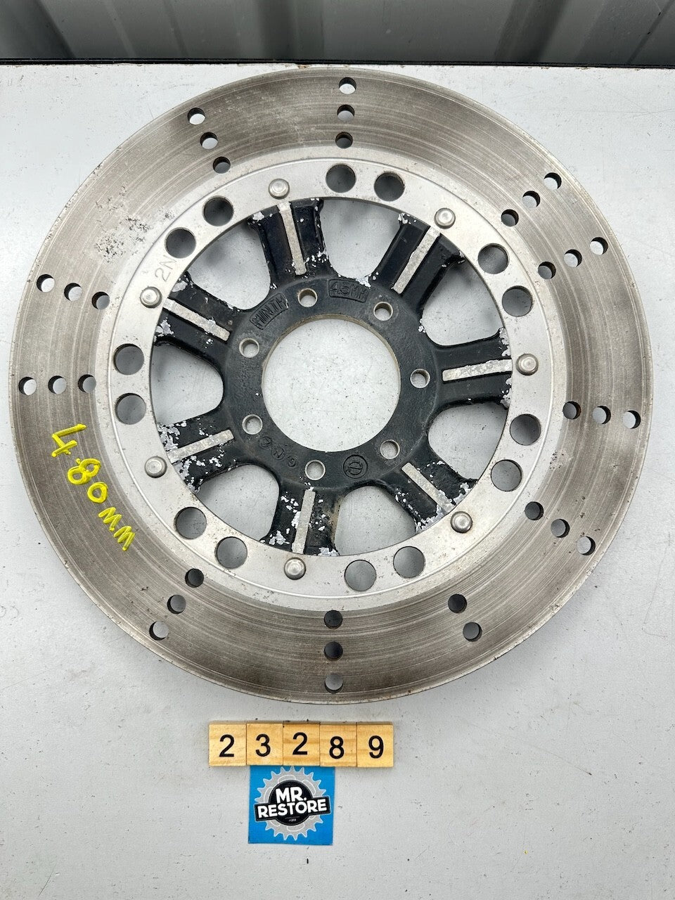 Kawasaki Z1300 KZ1300 OEM Front Disc Rotor With 4.8mm Remaining 41080-1123