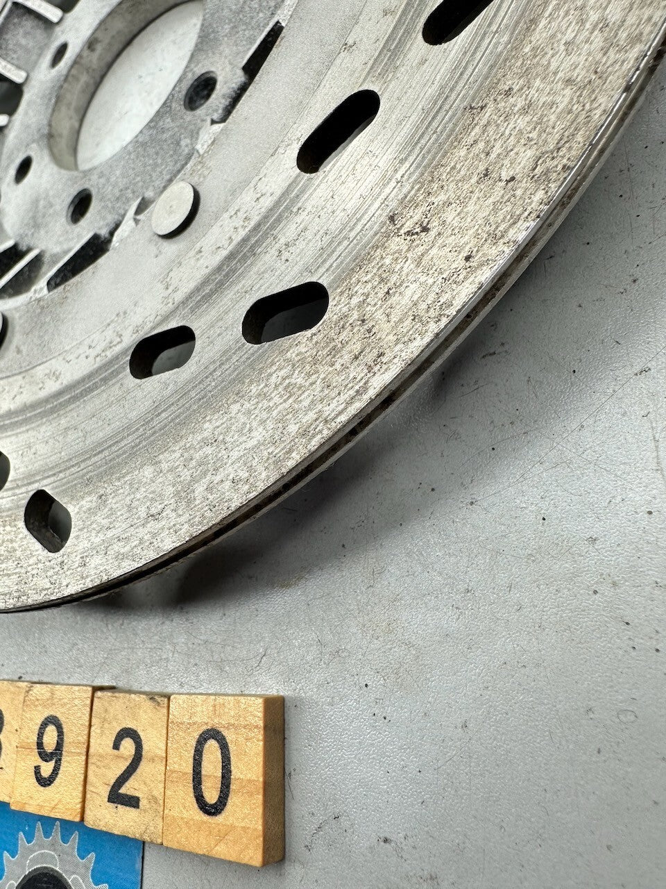 Suzuki RG250 OEM Right Hand Front Brake Disc With 4.87 Remaining
