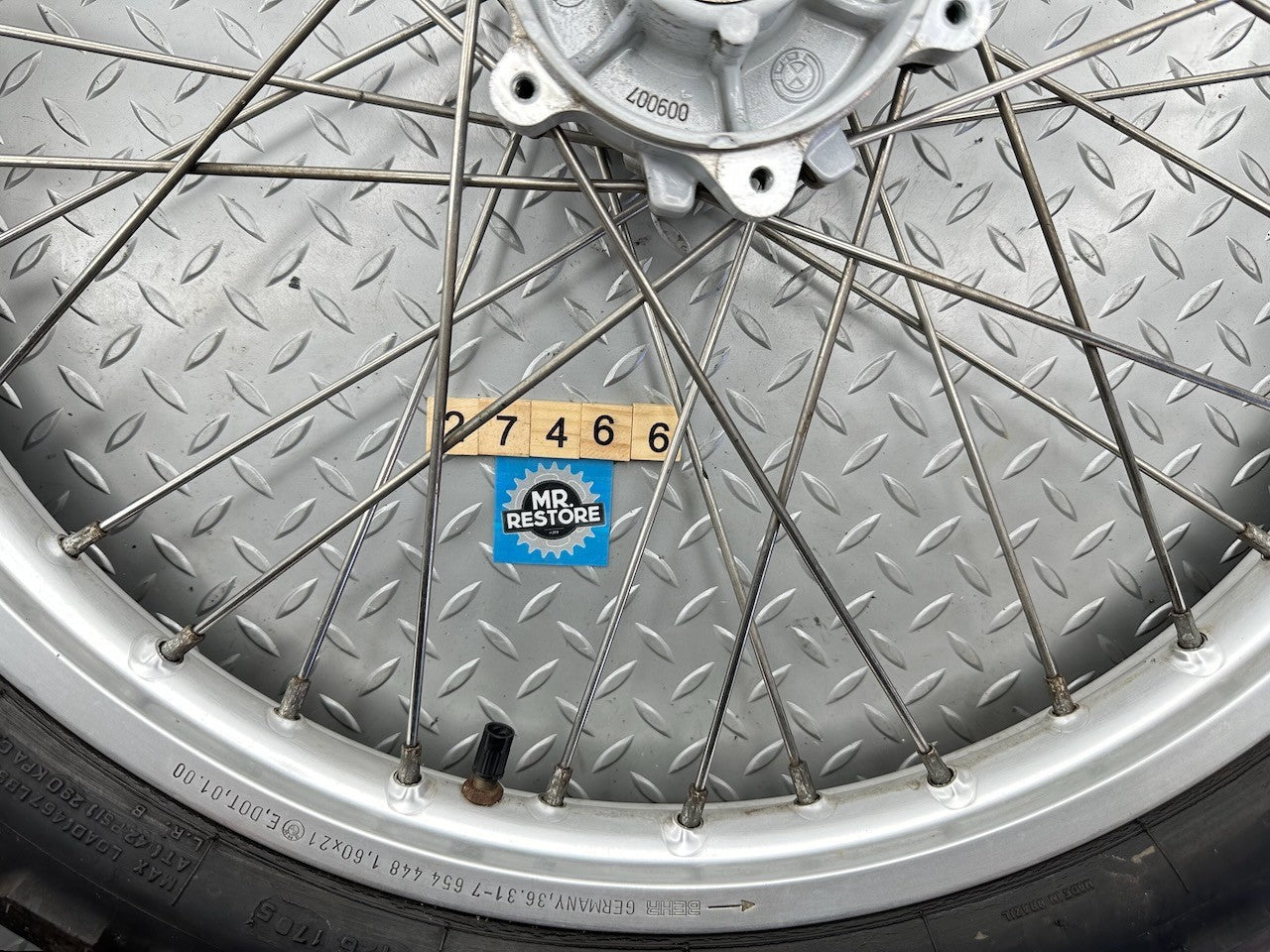 BMW F650GS '99-07' G650GS '10-14' Front Wheel BHER 1.60 x 21"  2345793