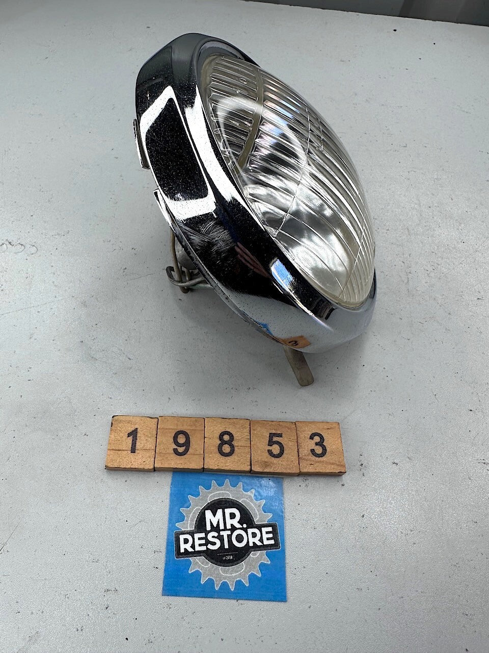 Yamaha V90 T 1982 Headlight & Chrome Rim With Original Imasen Lens