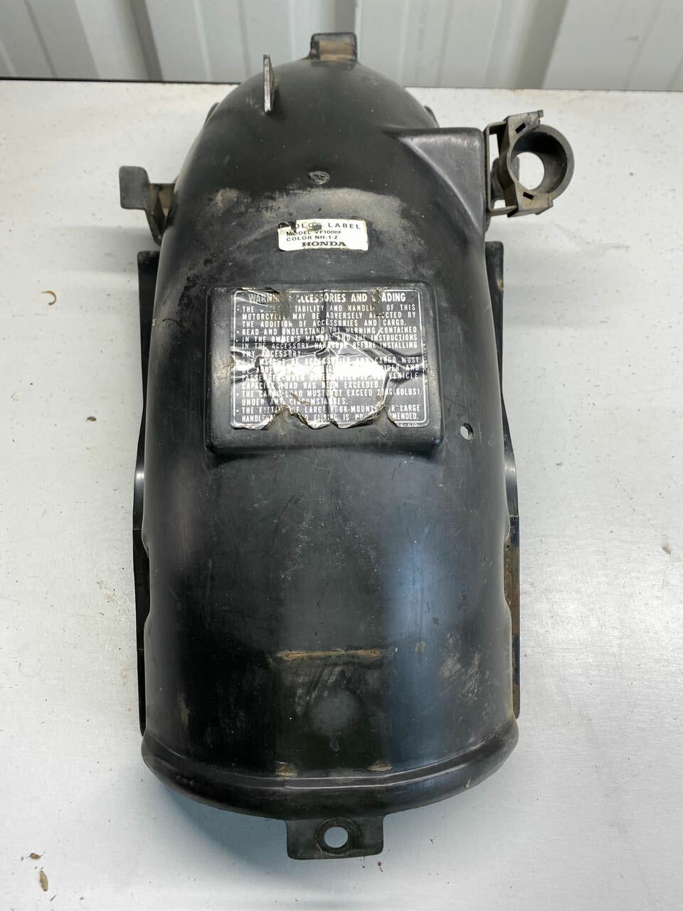 Honda VRF1000F Interceptor Under Rear Fender Mudguard 80105-MB6