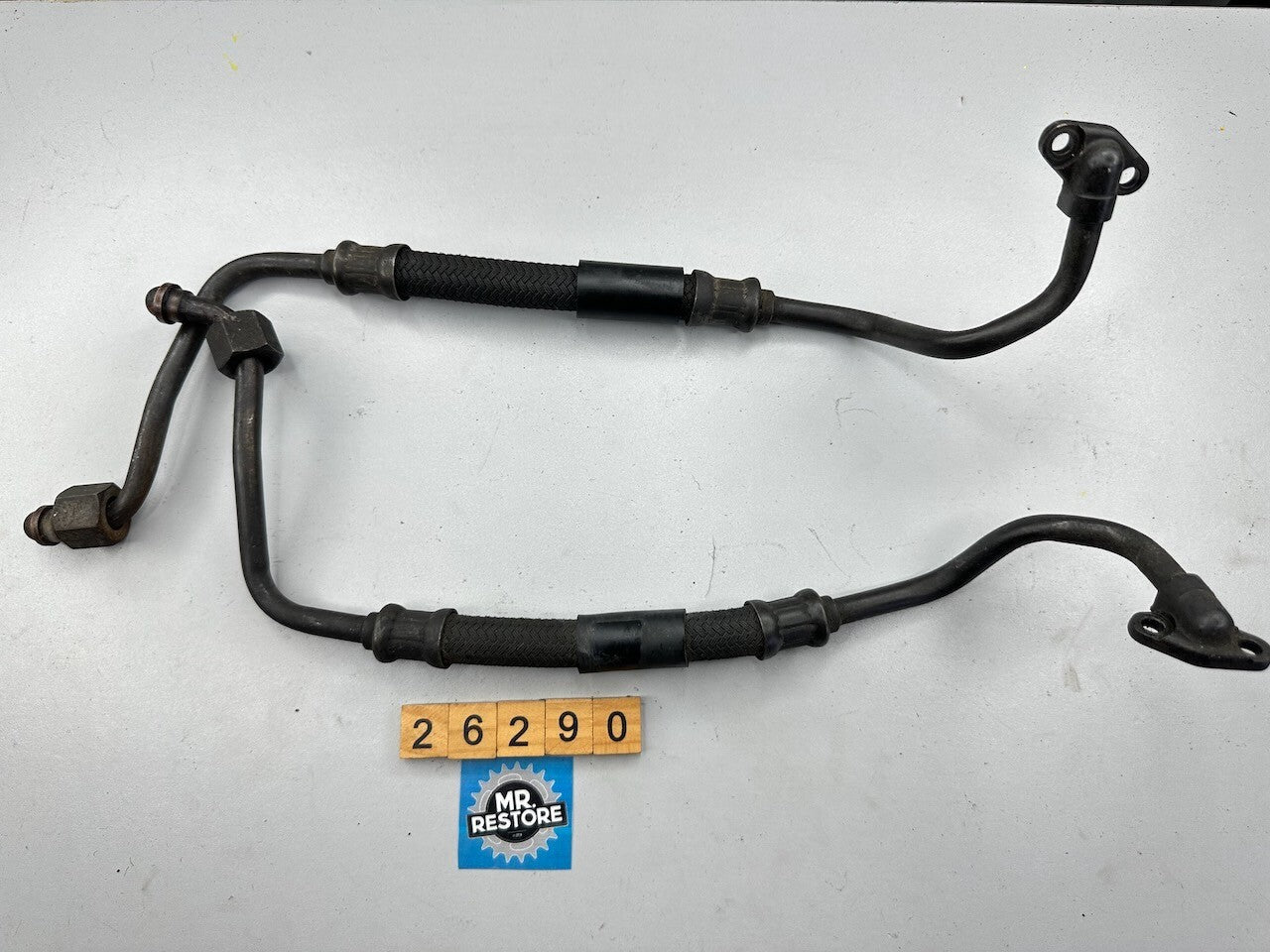 Yamaha XJ900 '83-90's' Oil Cooler Hose Line Pipes (Pair)