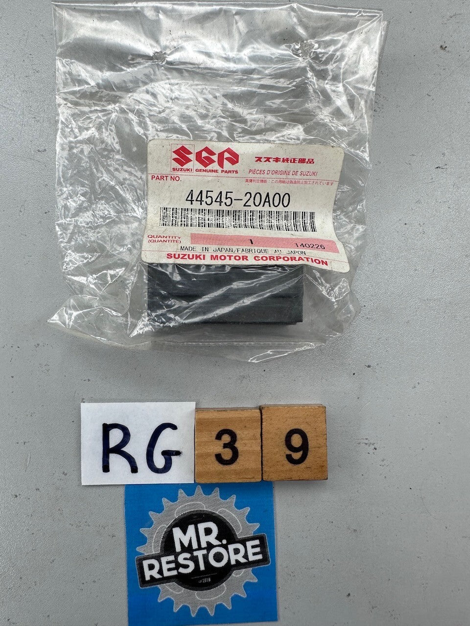 Suzuki RG500 GS500 RGV250 TS200 Fuel Tank Side Rubber 44545-20A00