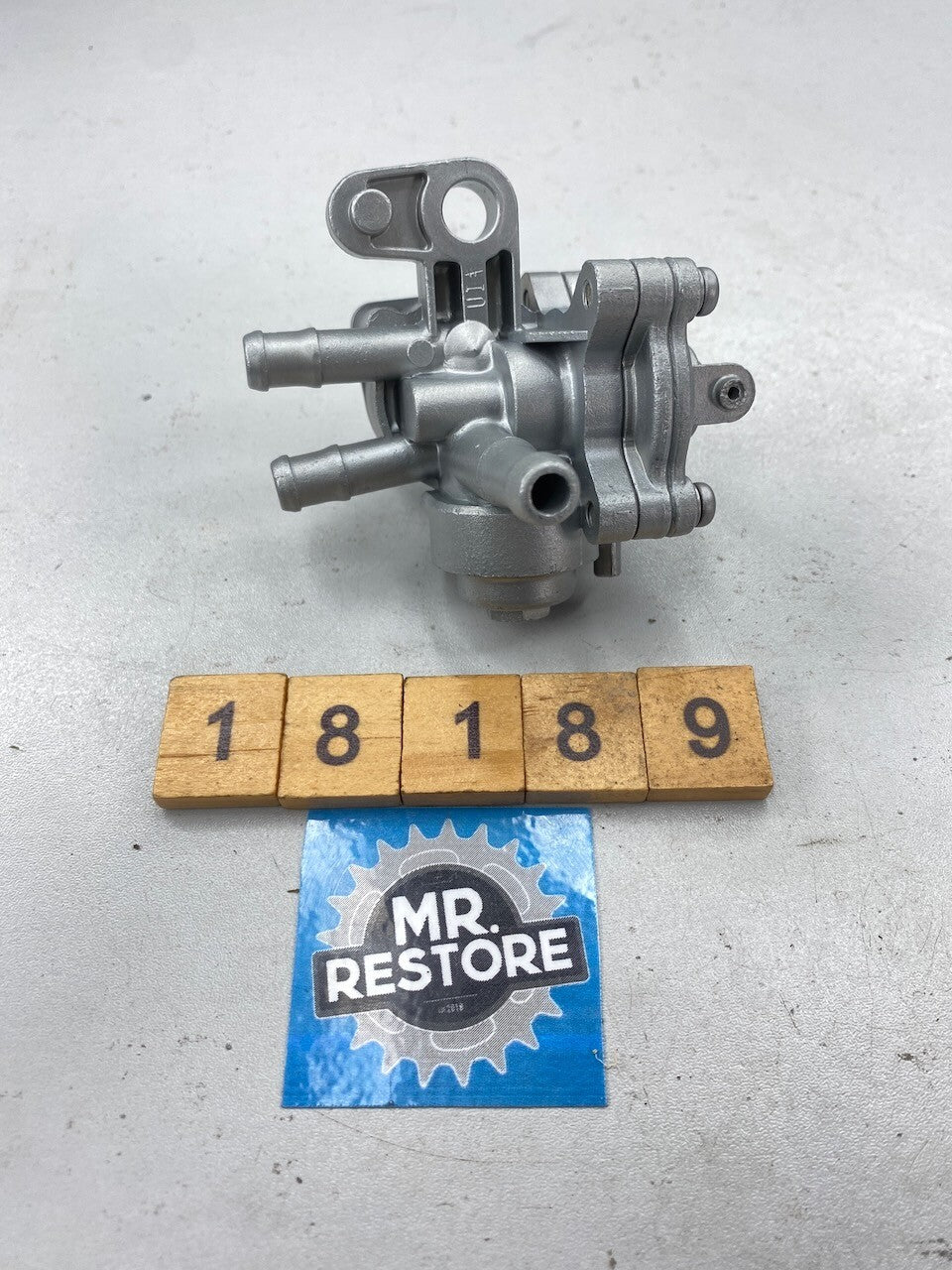 Honda VT250F Genuine Keihin Fuel Petcock Tap - Vapour Blasted