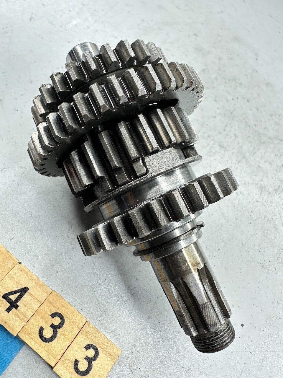 Yamaha V70 U7E Transmission Drive Axle & Gears 296-17421