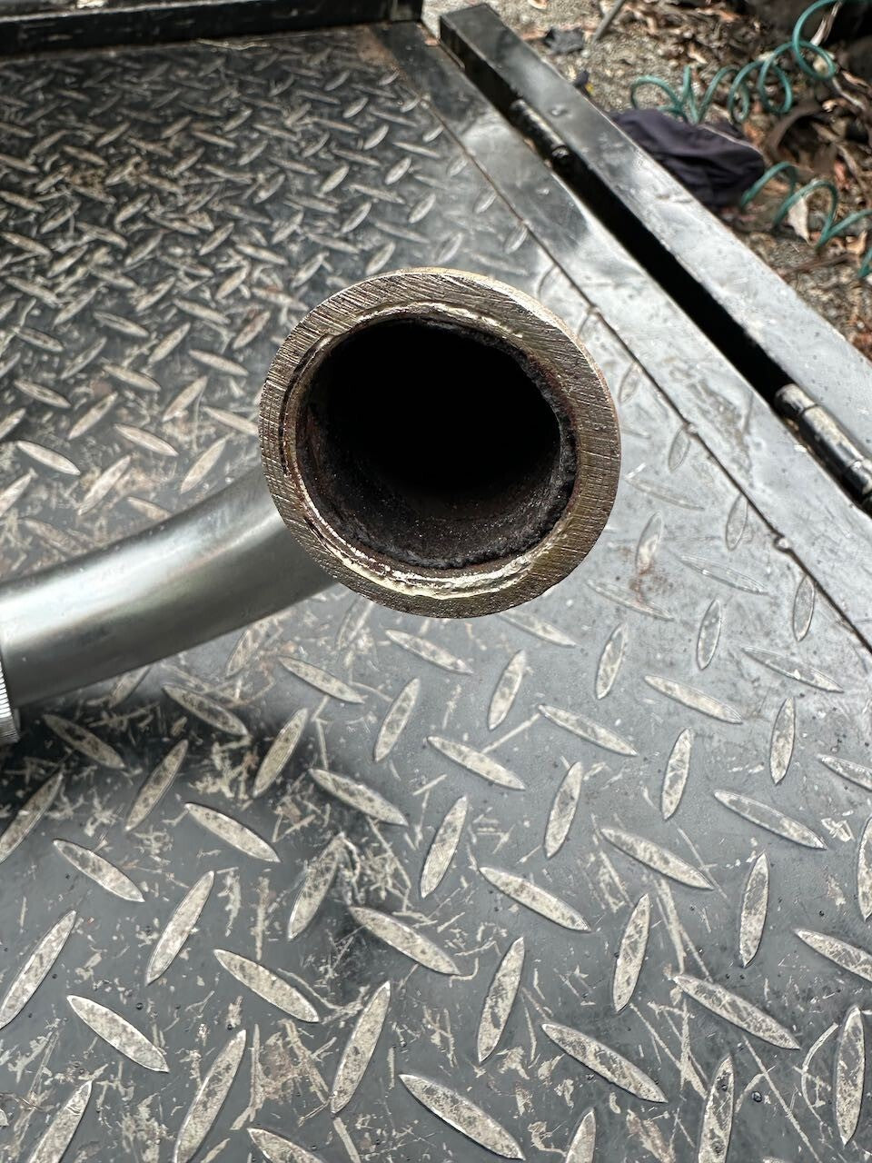 Suzuki T250 R/H Exhaust Pipe Silencer Muffler & Baffle
