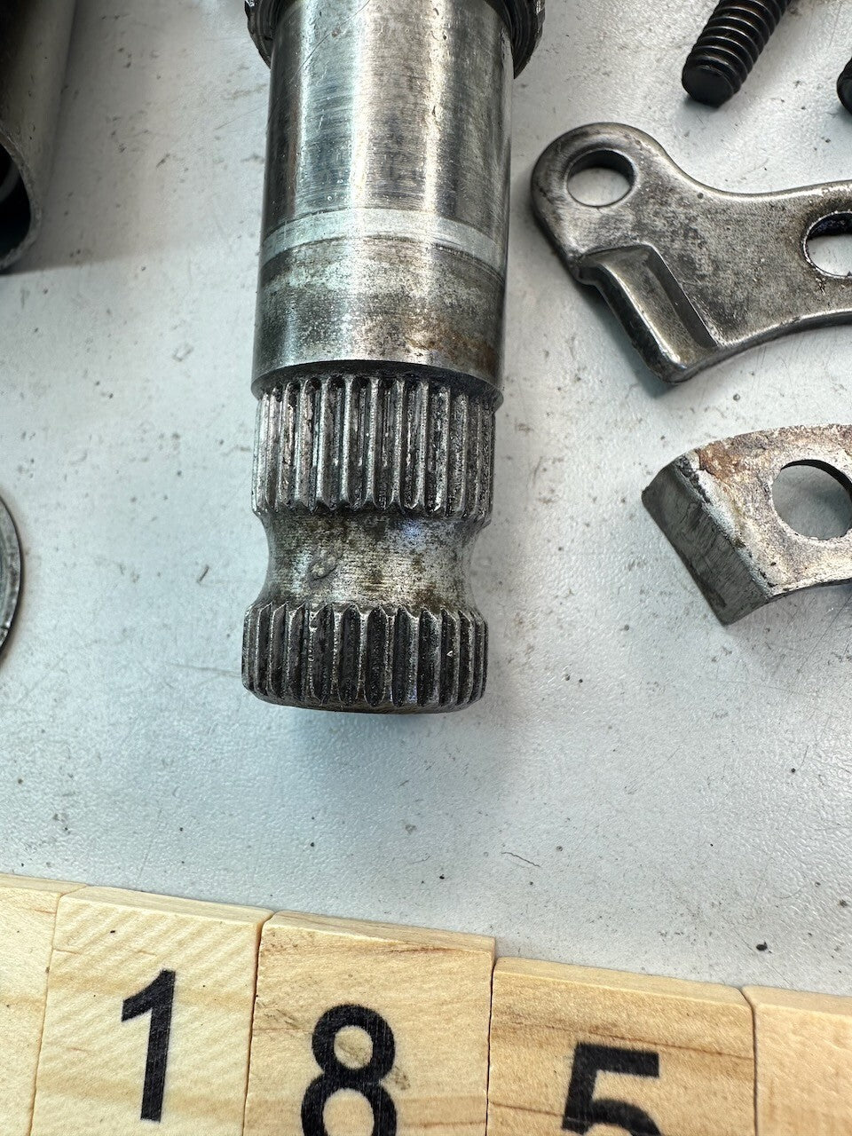 Yamaha TY250 1974-77 Kick Start Shaft & Parts 434-15661