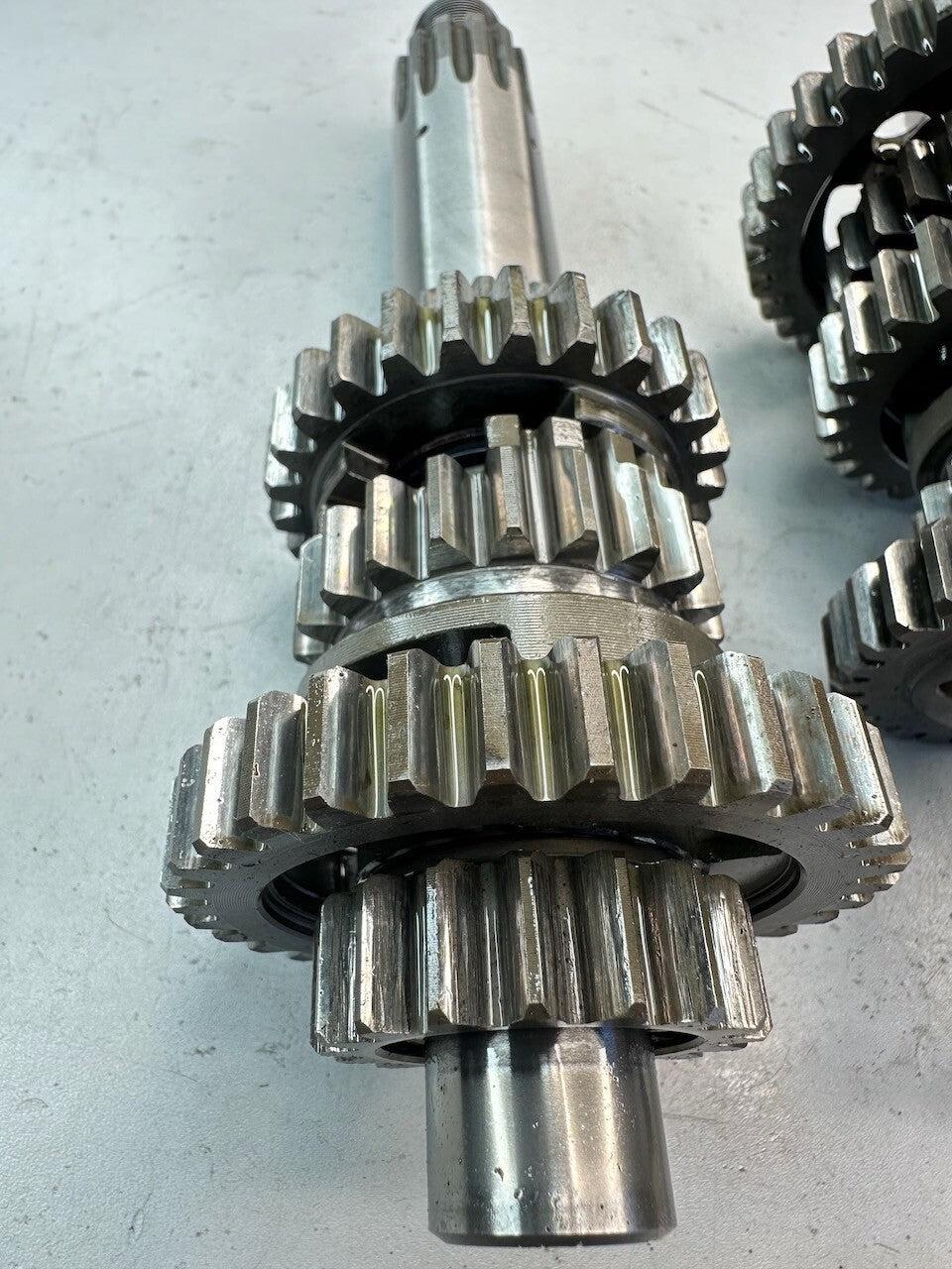 Yamaha TY250 A 1974 Transmission Gears & Shafts 434-17411  434-17421