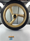 Yamaha TZR250 1KT 2MA Front Wheel in Original Gold Anodising 2.15 x 17 (F-33)