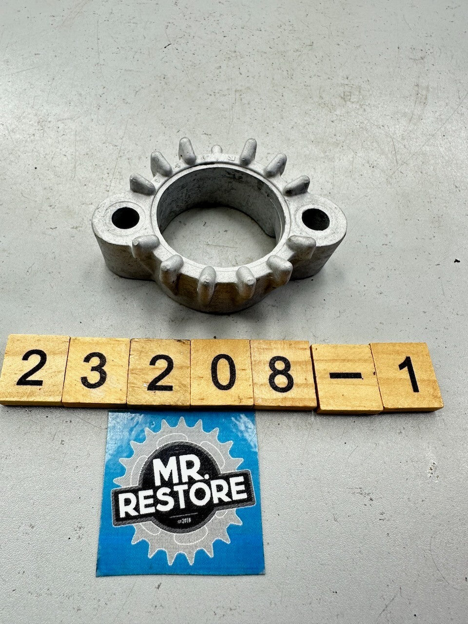 Suzuki GSX400F '81-82' OEM Alloy Exhaust Ring Nut Flange Joint Clamp 14182-34200