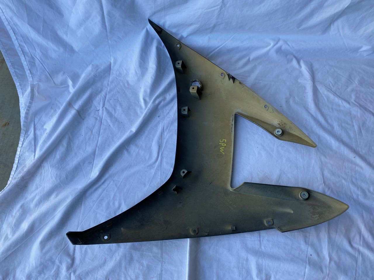 Yamaha R1 YZF 02-03 R/H Fairing Panel Mid 5PW-2835V-00 Matt Black