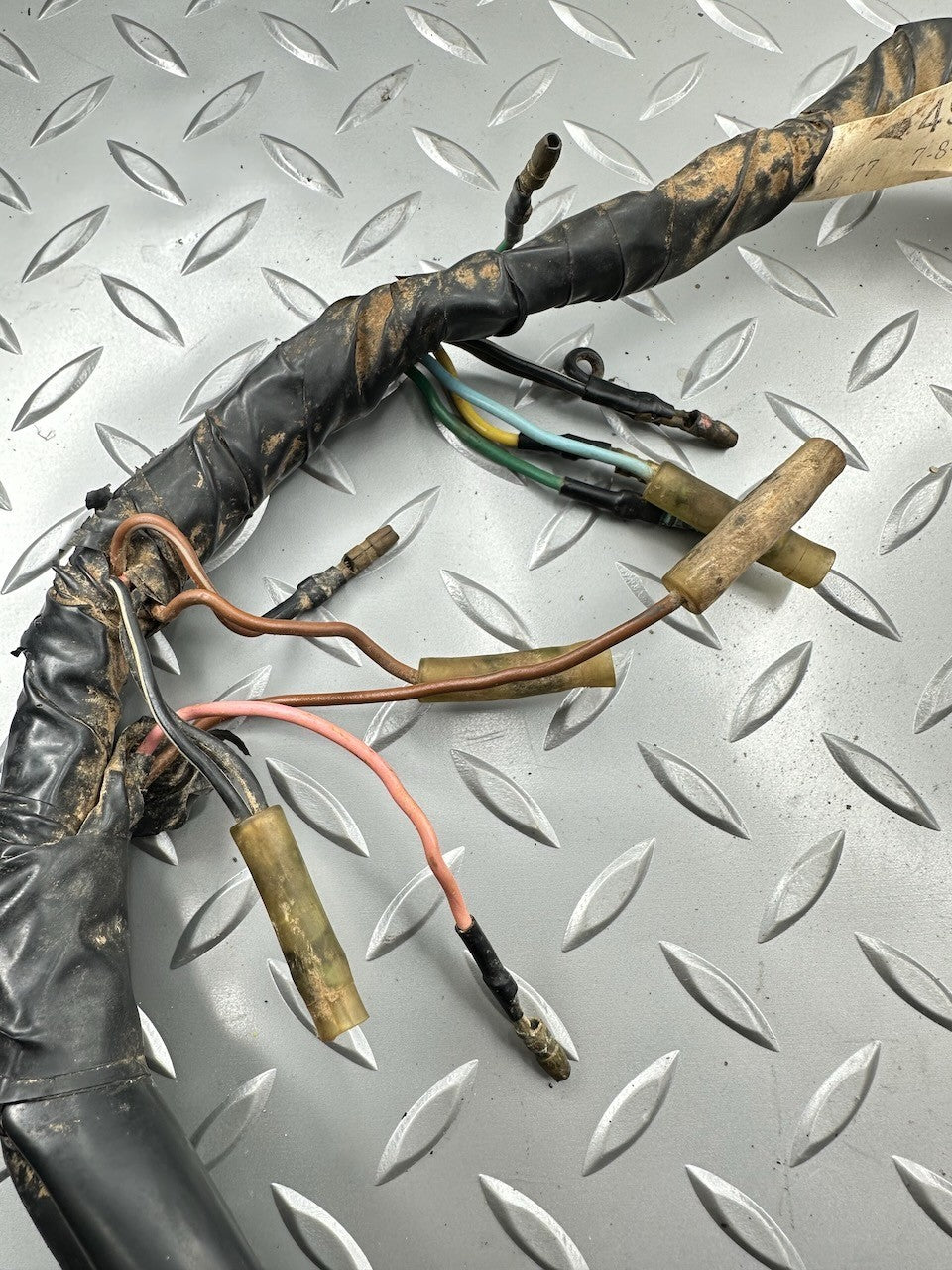 Yamaha AG100 1975 Wire Loom Harness 497-82590-20