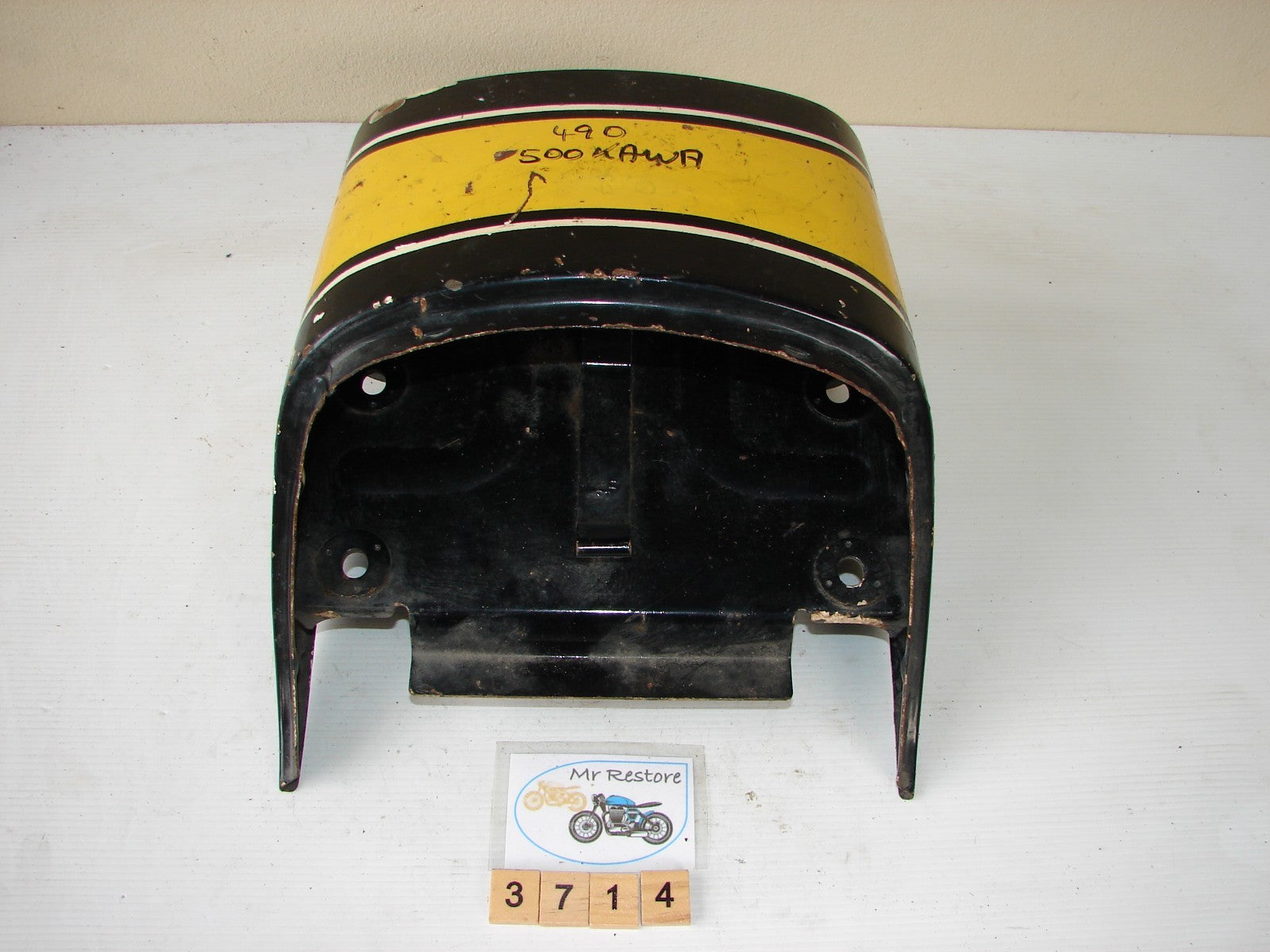 Kawasaki Triple KH500 Ducktail tail piece with lens - OEM Vintage Classic