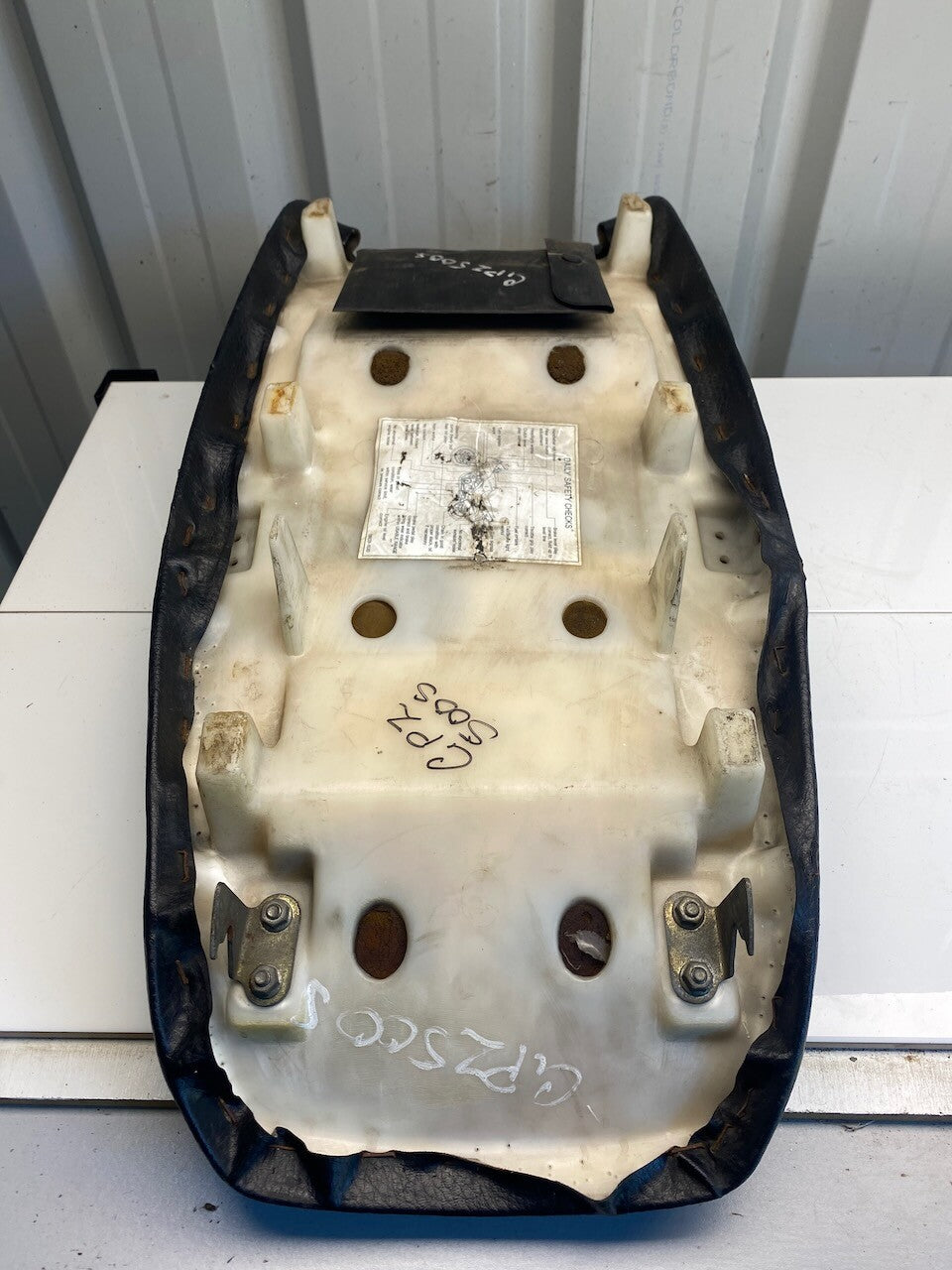 Kawasaki GPZ500S EX500 Seat & Document Holder Pouch - 1987-93