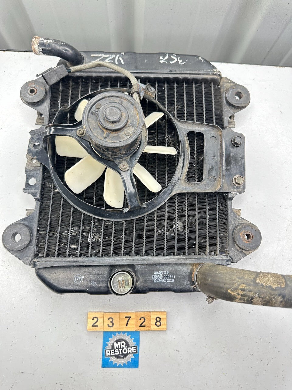 Kawasaki ZZR250 ZX250 EX250 '88-07' Radiator & Fan 39060-1087  59502-1066