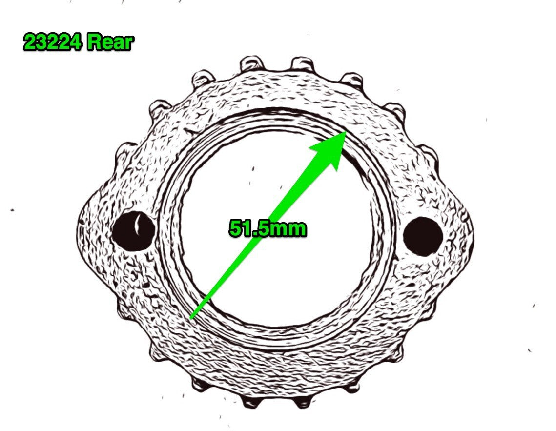 Honda CB CL etc. ? OEM Exhaust Ring Nut Flange Joint Clamp
