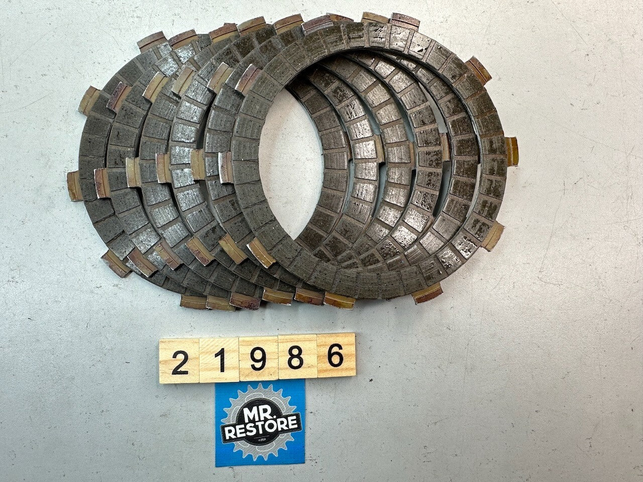 Honda CR125R CB500 CBF500 XR350 XR250 VFR750F NX250 Clutch Friction Plate (x6)