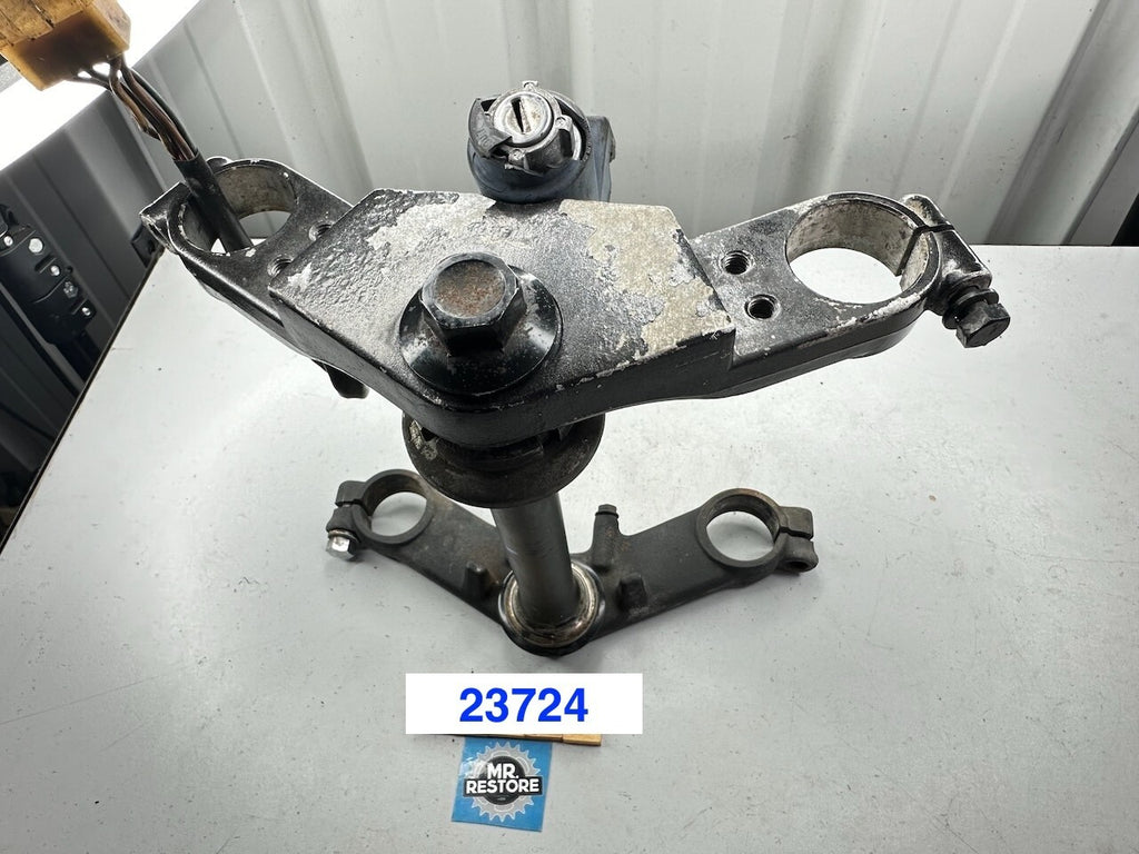 Kawasaki ZZR250 ZX250 EX250 GPX250 Triple Tree Fork Clamp/Ignition Switch (-key)