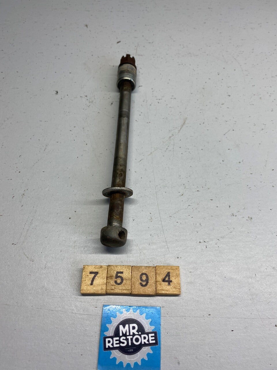 Honda XL100 1973 Front Wheel Axel Spindle & Spacer etc.