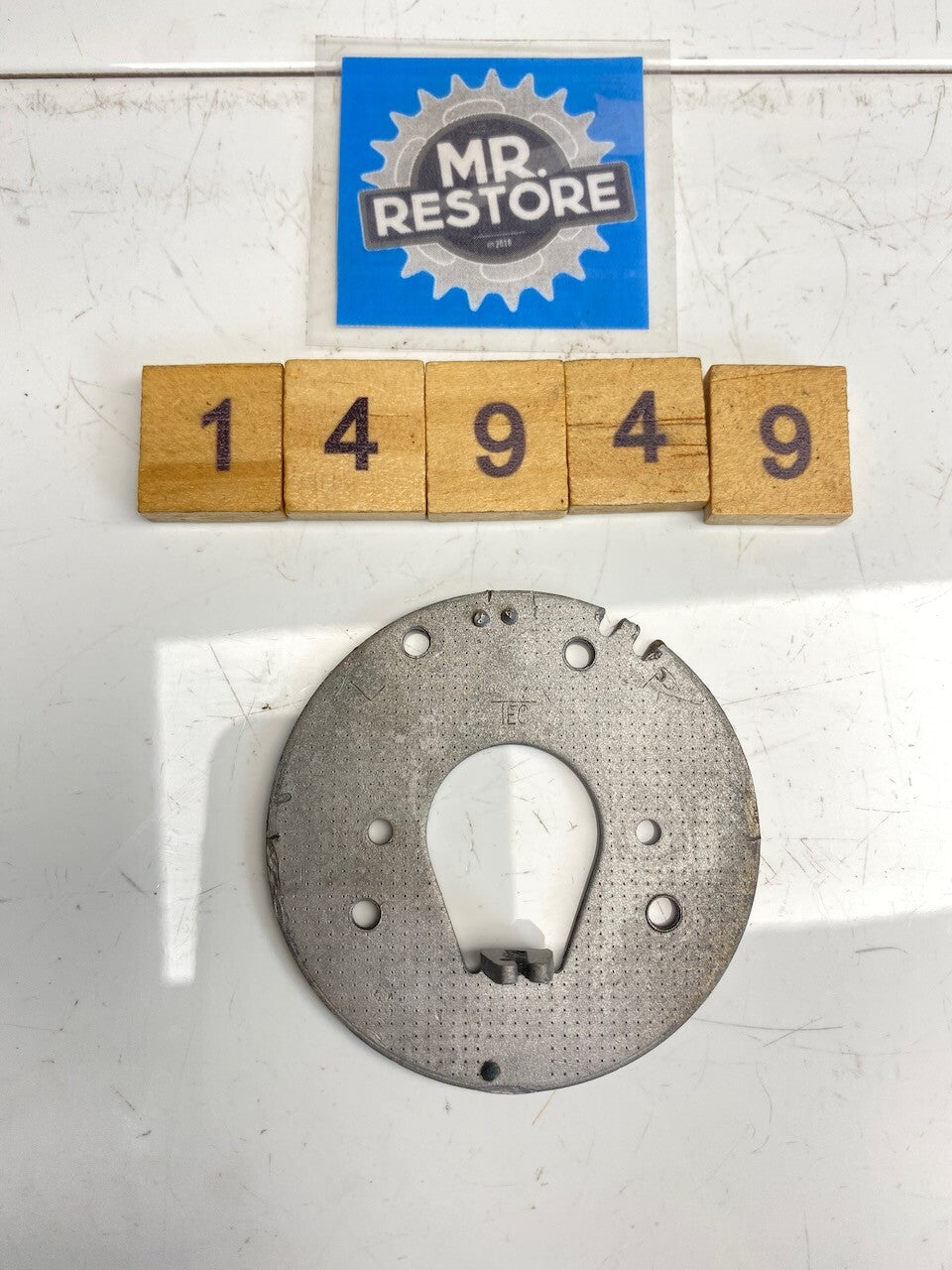 Kawasaki KZ250A Z250A Twin Ignition Points Timing Plate - Tec