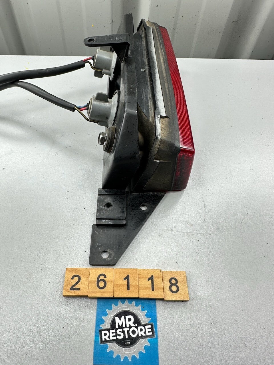 Kawasaki GPZ900 R ZX900 Taillight Tail Light Lamp, Bracket & Bulb Loom (tested)